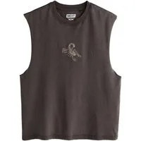 Next Trägertop Träger-Tanktop mit Waschung und Grafik (1-tlg)