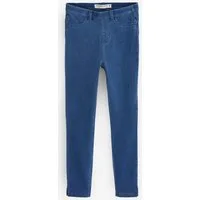 Next Jeansleggings Verkürzte Denim-Leggings aus Jersey, Kurzgröße (1-tlg)
