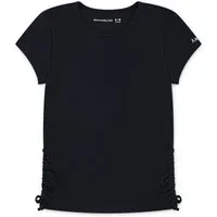 Abercrombie Kids Rundhalsshirt Feinripp, höhenverstellbare Raffung