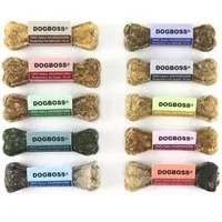 DOGBOSS DOGBOSS 100% Natur Mini-Kauknochen, hergestellt in EU 10er Probierset 10 cm, Snack für: Hunde