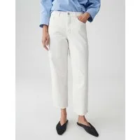 OPUS PANTS Relax-fit-Jeans MELLY RELAX aus BCI Cotton Mix Mid Rise verdeckter Zip-Fly, weicher Griff, authentische Waschung