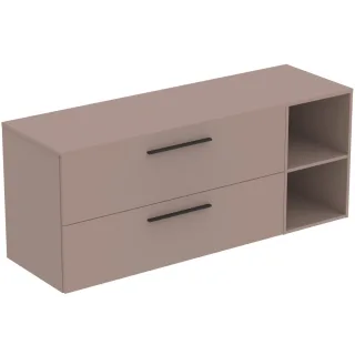 Ideal Standard Möbel-Set 160cm i.life B 2 Auszüge 2 off.Fächer Gr.Schwarz Greige matt, T5764NH T5764NH