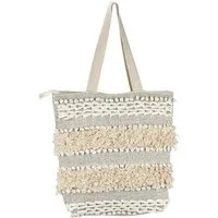 Marrakesch Orient & Mediterran Interior Schultertasche Boho Tasche Kalpur Motiv 3 Schultertasche aus Baumwolle in Bunt 40 cm (1-tlg), Handarbeit
