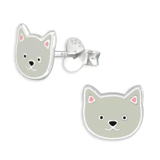 Hunde Kinder Ohrringe aus 925 Silber