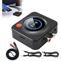 FELIXLEO Bluetooth 5.1 Audio Empfänger HiFi NFC AUX Cinch TF Bluetooth-Adapter