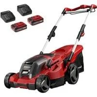 Power X-Change Akku-Rasenmäher GE-CM 36/37 Li, 36Volt (2x18V) rot/schwarz, 2x Li-Ionen Plus Akku 4,0Ah