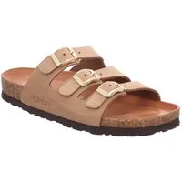 Rohde Alba Pantolette Sommerschuh, Hausschuh mit drei verstellbaren Schnallen