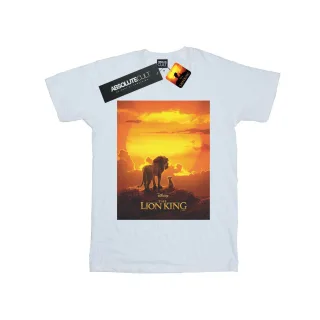Disney Herren Der König der Löwen Film Sunset Poster T-Shirt (weiß)