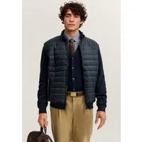 bugatti Sweatjacke Regular Fit mit gesteppter Front