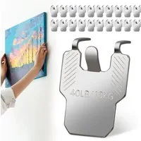 FELIXLEO Fensterhaken Bilderhaken 20 Stück Wandhaken Ohne Schaden Halterung 18kg, (1-St)