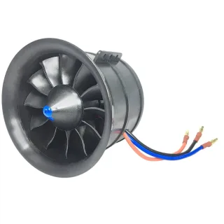 Hobbyocean 90mm 12-Blade EDF Electric Ducted Fan Unit With 6S 1450KV 8S 1100KV Brushless Motor 125A ESC for RC Airplane