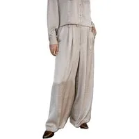 Freeman T. Porter Palazzohose Paolina Satinado - Weite Hose mit hoher Taille - Satin optik - Palazzo