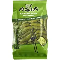 XOX Knabberei, XOX Reiscracker Kakinotane Wasabi asiatischer Snackgenuss 150g