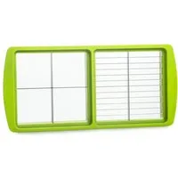 Genius Gemüsemesser Nicer Dicer smart Messereinsatz 5x30 & 30x30 mm, kiwigrün, Die ideale Ergänzung zum Nicer Dicer smart