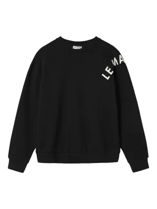 NAME IT - NKFODIKA LS RLX SWEAT BRU BF black - Gr. - 134/140