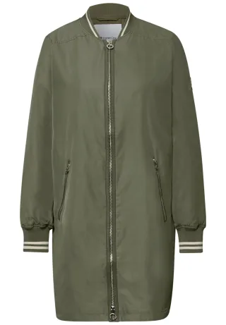 Street One - Langer Blouson dark vetiver green - Gr. - 36