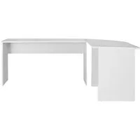 FMD Eckschreibtisch Tiell, Winkel Schreibtisch, Bürotisch, beidseitig montierbar, 205/155 cm