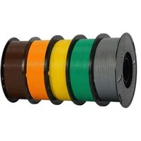 KINGROON Filament hohe Geschwindigkeit 3D Drucker PETG Filament 1,75mm, 5KG Set 5 Farben Hohe Maßgenauigkeit & Zähigkeit 3D-Druckmaterialien