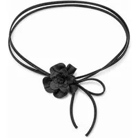 COLLEZIONE ALESSANDRO Taillengürtel Blüte Lederband mit echt Leder Blüte