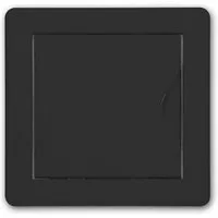 world-trading-net Revisionsklappe Revisionsklappe 10x10cm, ABS schwarz, Revisionstür