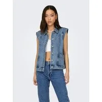 ONLY Jeansweste ONLKENNEDY SL DNM WAISTCOAT BJ NOOS