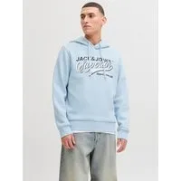 Jack & Jones Kapuzensweatshirt JJELOGO SWEAT HOOD 2 COL 25/26 NOOS mit stylischem Print
