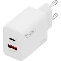 USB Charger 20W, 1x USB-C, 1x USB-A, Ladegerät weiß