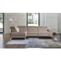 CALIA ITALIA Ecksofa Nove, mit erstklassigen Sitzkomfort und Komfortfunktion, L-Form, mit hochwertigem Lederbezug