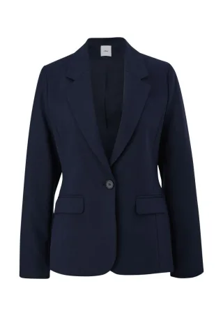 s.Oliver BLACK LABEL - Blazer aus Viskosemix blau - Gr. - 38