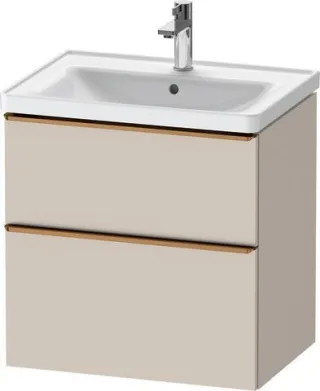 Duravit D-Neo Waschtischunterbau wandhängend Taupe Matt 634x452x625 mm - DE4354004910000 DE4354004910000