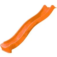 Wickey Rutsche Flow – 220 cm Rutsche mit Wasseranschluss für abenteuerlustige Kinder, (Kompakte Kinderrutsche mit viel Spaß - Maximales Benutzergewicht 50 kg, Ergonomische Wellenform - Kindgerecht geformt – ideal für Kleinkinder), Wetterfest & farbst