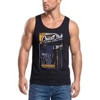 Neverless Tanktop Herren Tank-Top Surfer Print California Surfstyle Sommer Beach Strand mit Print