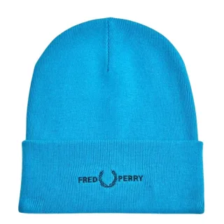 Fred Perry Bestickte Cyber ​​blue Mütze