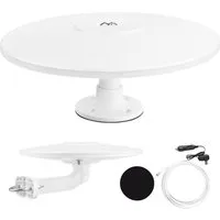 Maclean MCTV-103 DVB-T2 12V aktive terrestrische Antenne für Wohnmobile Camping Sat-Anlage (DVB-T2, DVB-T, Verstärkung: 44 dB), Rundstrahl-Antenne