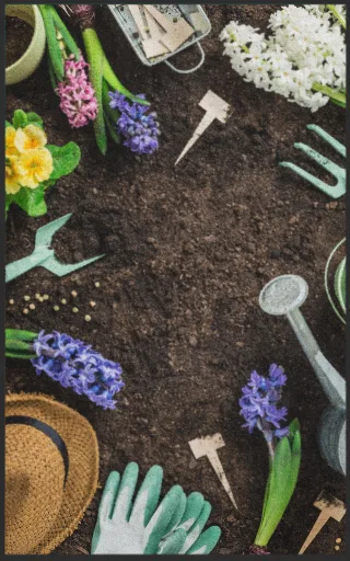 Fussmatte Garten 7177 | Größe: 60 cm x 90 cm