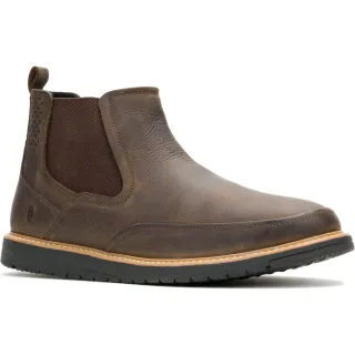 Hush Puppies Jenson Leder Herrenbraune Stiefel