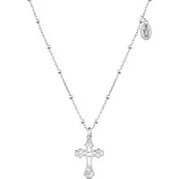 CHRIST Silberkette CHRIST Damen-Kette 925er Silber, recycelt Kreuz