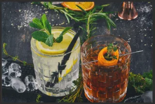 Fussmatte Cocktail 5063 | Größe: 60 cm x 45 cm