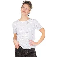 Berwin & Wolff Trachtenbluse Blusenshirt - REBECCA - weiß