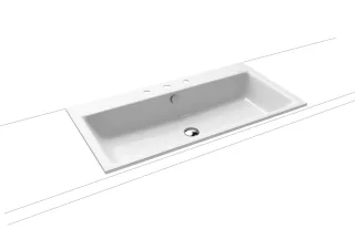 Kaldewei Einbauwaschtisch PURO, Modell 3152mit Überlauf 900x460mm, 900206003001 900206003001