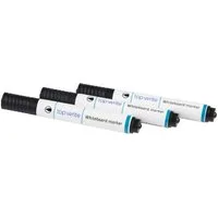 EDCO Whiteboard Marker 3x WHITEBOARD-MARKER Set Schwarz Boardmarker Tafelschreiber 48, Tafel Board Stift