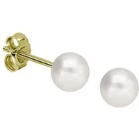 Firetti Perlenohrringe Schmuck Geschenk Gold 333 Ohrschmuck Perle versch. Größen, Made in Germany - mit Süßwasserzuchtperle