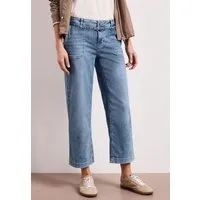 STREET ONE Loose-fit-Jeans Style Emee mit Jeans-Band-Detail