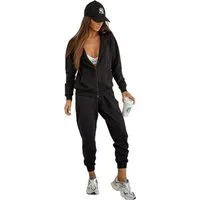 EloModa Jogginganzug Damen Jogginganzug Hoodie & Hose, Made in EU, S - XL (2-tlg)