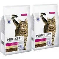 Perfect Fit PERFECT FIT™ Katzenfutter Trockenfutter Adult mit Huhn 2 x 7 kg, Trockenfutter für: Katze