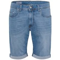 Pierre Cardin 5-Pocket-Jeans PIERRE CARDIN LYON BERMUDA light blue fashion vintage 34520 8065.6848