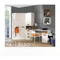 Marmex Möbel Jugendzimmer-Set Grant Set G16, (5-tlg), Soft-Close-Funktion