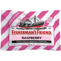 FISHERMAN'S FRIEND Süßigkeit, Fishermans Friend Rasberry frische Menthol Pastillen ohne Zucker 25g
