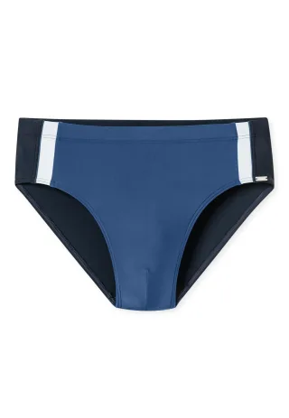 SCHIESSER - Badehose Slip Komfort blau - Gr. - 5