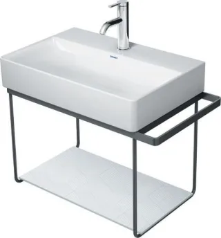 Duravit DuraSquare Metallkonsole Schwarz Matt 665x381x400 mm - 0031144600 31144600